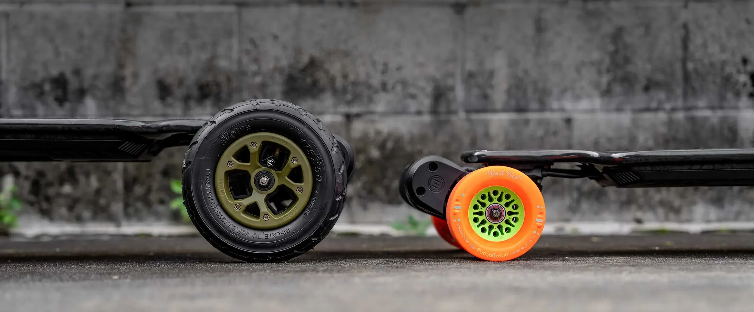 Diablo Carbon Interchangeable Street and All-Terrain Wheels