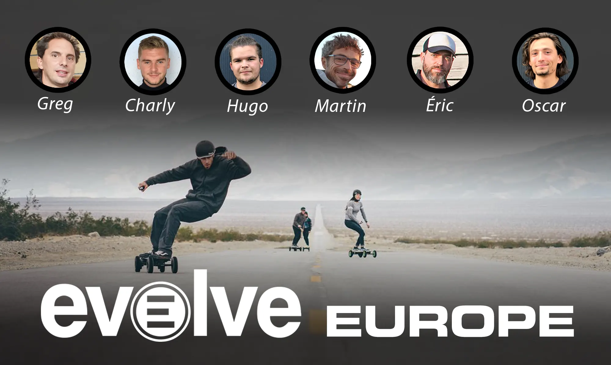 Evolve skateboards Europa