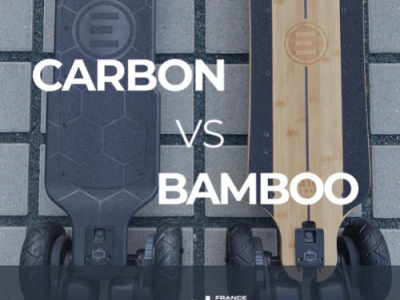 Carbone vs Bambou : Quel Deck vous correspond pour votre Skateboard Électrique 